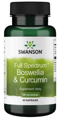 FS Boswellia &amp; Curcumin 60kaps, Swanson.webp