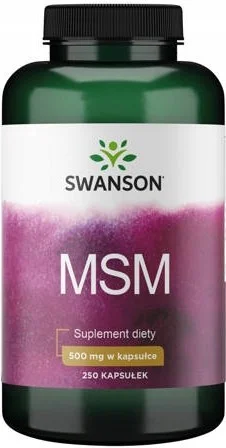 MSM 500mg 250kaps, Swanson.webp