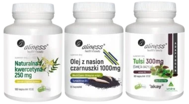 Alergia - Czarnuszka + Tulsi + Kwercetyna, Aliness.webp