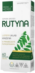 Medica Herbs Rutyna 60 kapsułek - Odporność Układ Krążenia i Ochrona Komórek