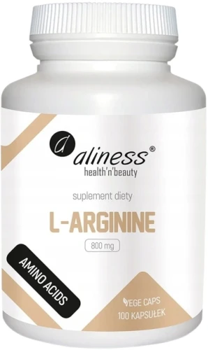 L-Arginine 800 mg x 100 Vege caps. Aliness