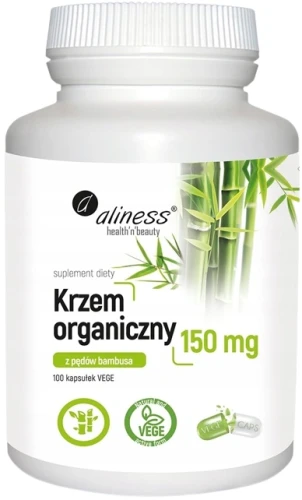 Krzem Organiczny 150mg 100x vege caps Aliness
