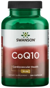 Swanson Koenzym Q10 30mg 240 kapsułek - Serce Krążenie Ciśnienie Krwi