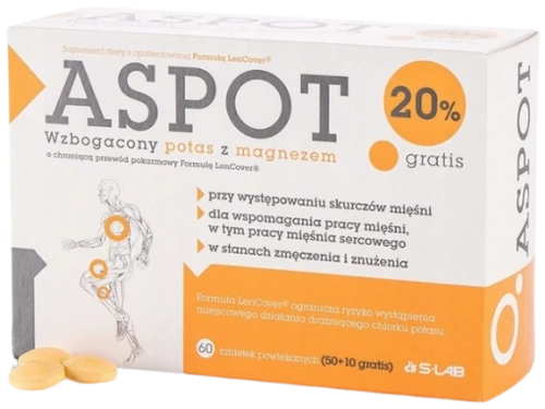 Aspot 50+10 tabl.powl, S-Lab
