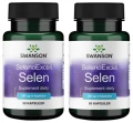 Zestaw 2x SelenoExcell Selen 200mcg 60 kaps., Swanson