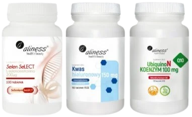Dla Kobiet - koenzym Q10 + Kwas Hialuronowy + Selen, Aliness.webp