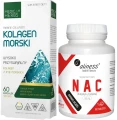 Zestaw Kolagen morski + NAC N-Acetyl L-Cysteina 190mg 100tab, Medica Herbs Aliness.webp