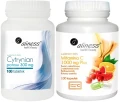 Zestaw Cytrynian potasu 300 mg x 100 tabletek VEGE + Witamina C 1000 mg Plus Bioflawonoidy, Aliness.webp