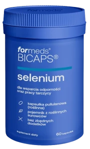 ForMeds BICAPS SELENIUM - Selen 60 kapsułek - Skóra Włosy Paznokcie Tarczyca Odporność
