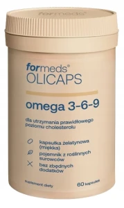 ForMeds OLICAPS OMEGA 3-6-9 60 kapsułek - Odporność Krążenie Wzrok Mózg Serce
