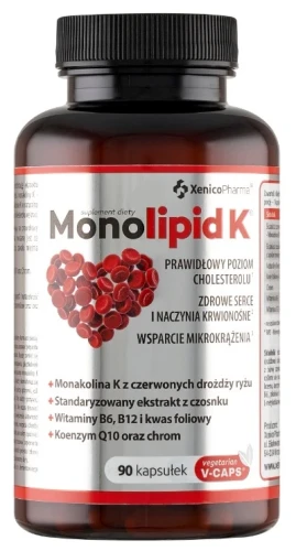 Monolipid K 90kapsułek, XenicoPharma