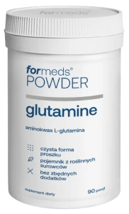 ForMeds POWDER GLUTAMINE 90 porcji - Mięśnie Mózg Koncentracja Trawienie