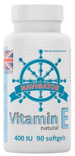 Witamina E 400 IU 90 kapsułek, Navigator