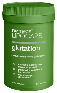 ForMeds LIPOCAPS GLUTATION 90 kapsułek - Antyoksydant Detoksykacja Odporność