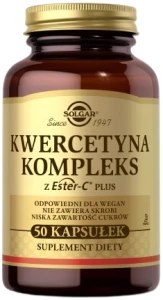 Solgar Kwercetyna Kompleks 50 kapsułek - Odporność Antyoksydant
