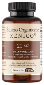 Żelazo Organiczne 90 kapsułek, Xenico