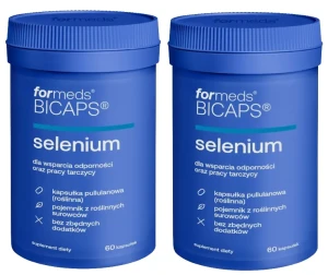 Zestaw 2x - ForMeds BICAPS SELENIUM 60 kapsułek - Odporność Tarczyca Serce