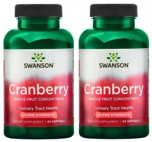 Zestaw 2x Cranberry - Żurawina 420mg 60 kaps, Swanson