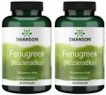Zestaw 2x Fenugreek (Kozieradka) 610mg 90 kaps, Swanson