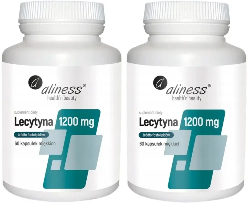 Zestaw 2x Lecytyna Medica Forte 1200 mg, Aliness