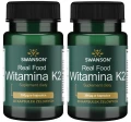 Zestaw 2x Real Food Witamina K2 200mcg 30kaps, Swanson