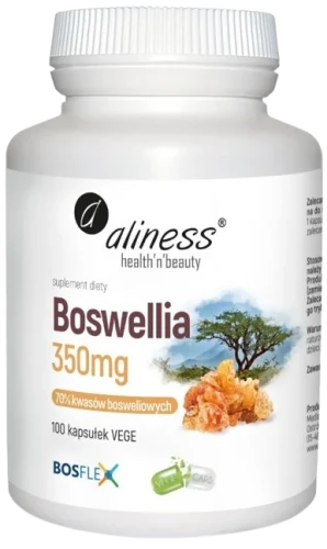 Boswellia 350 mg  x 100 Vege caps, Aliness.webp