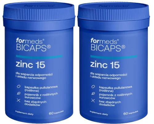 Zestaw BICAPS ZINC 15, ForMeds.webp