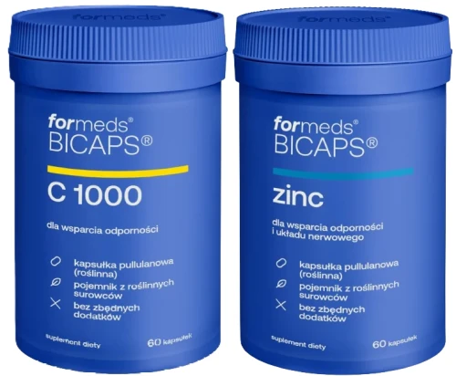 Zestaw BICAPS C 1000 + ZINC, ForMeds.webp
