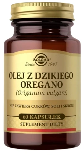 Olej z dzikiego oregano, Solgar