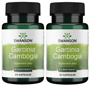 Zestaw 2x Garcinia Cambogia extract 80mg 60kaps, Swanson