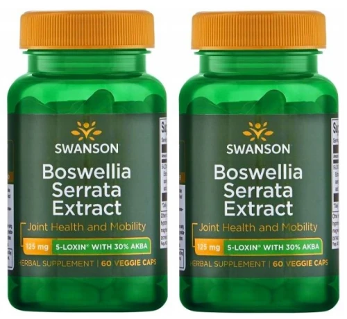 Zestaw 2x 5-Loxin Boswellia Serrata extract 60kaps, Swanson