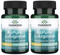 Zestaw 2x AjiPure L-Arginina L-Arginine 500mg 60kaps, Swanson