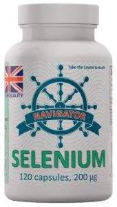 Navigator Selen 200 μg 120 kapsułek - Włosy Skóra Tarczyca i Odporność