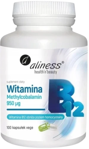 Witamina B12 Methyl 950 µg VEGE, Aliness.webp