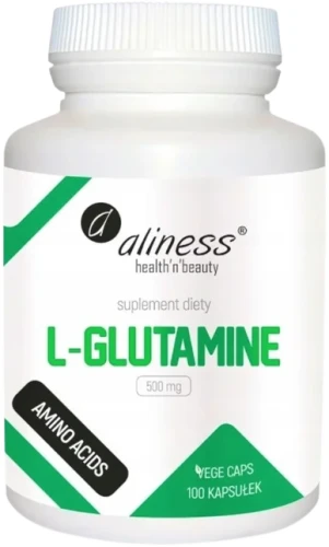 L-Glutamine 500 mg x 100 Vege caps. Aliness.webp
