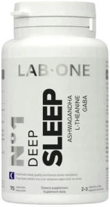 Lab One N°1 DEEP Sleep 75 kapsułek - Zasypianie i Regeneracja Organizmu