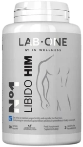 Lab One N°1 Libido HIM 90 kapsułek - Płodność Funkcje Rozrodcze i Sprawność Seksualna