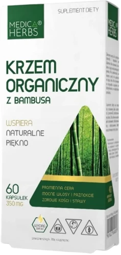 Krzem organiczny z bambusa, Medica Herbs.webp