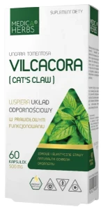 Medica Herbs Vilcacora (Cat's Claw) 60 kapsułek - Naturalna Ochrona Organizmu Układ Odpornościowy
