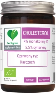 BeOrganic Cholesterol BIO 400 mg 100 tabletek - Metabolizm Lipidów i Cholesterol