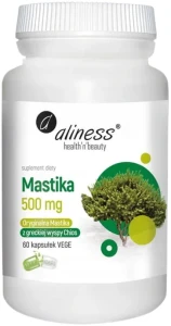 Aliness Mastika sproszkowana żywica (Pistacia lentiscus) 500mg 60 kapsułek VEGE - Problemy Żołądkowo-Jelitowe