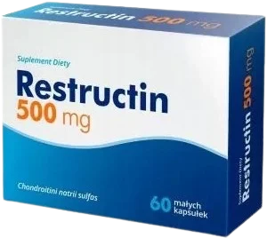 MedicaLine Restructin 500 mg Siarczan Hondroityny 500 mg 60 kapsułek - Regeneracja i Ochrona Stawów