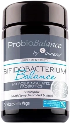 ProbioBALANCE, Bifidobacterium Balance 10 mld. x 30 vege caps. Aliness.webp