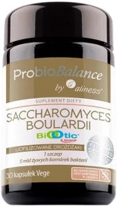Aliness ProbioBALANCE Saccharomyces Boualardii 5 mld/250mg 30 kapsułek VEGE - Biegunka i Infekcje
