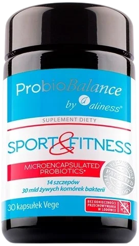 ProbioBALANCE, Sport &amp; Fitness Balance 30 mld. x 30 vege caps. Aliness.webp