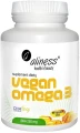Vegan Omega 3 DHA 250 mg x 60 vege caps, Aliness.webp
