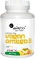 Vegan Omega 3 FORTE DHA 500 mg x 60 vege caps, Aliness.webp
