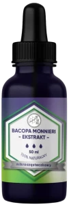 ORGANIS BACOPA MONNIERI WYCIĄG MIKROCZĄSTECZKOWY 50 ML - Pamięć Koncentracja i Redukcja Stresu