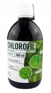 ORGANIS CHLOROFIL W PŁYNIE 500 ML - Detoksykacja Regeneracja i Układ Pokarmowy