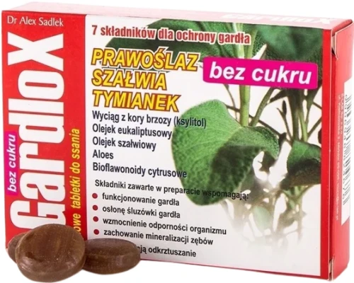 Gardlox past.do ssania bez cukru 16 szt, S-Lab.webp